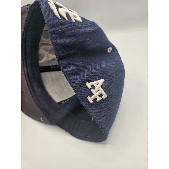 Zephyr 32/5 Chopped Mens Sz M/L Fitted Baseball Hat Embroidered Air Force Blue - Picture 4 of 5